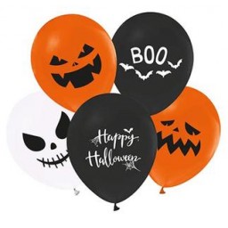 Balon 1+1 halloween cadılar bayramı balkabağı baskılı pk:10