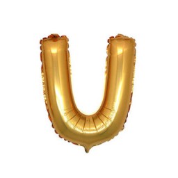 Folyo balon harf u altın 16 ınc(40cm) pk:1