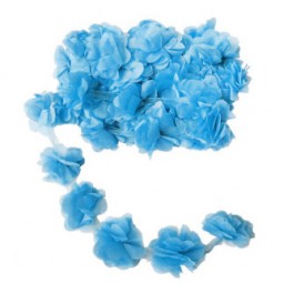 Çiçek tül laz.kes.büyük bebek mavisi p10yard(120çiçek)