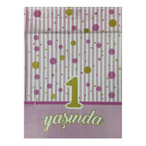 MASA ÖRTÜSÜ 1 YAŞINDA PEMBE 120X180 CM PK:1