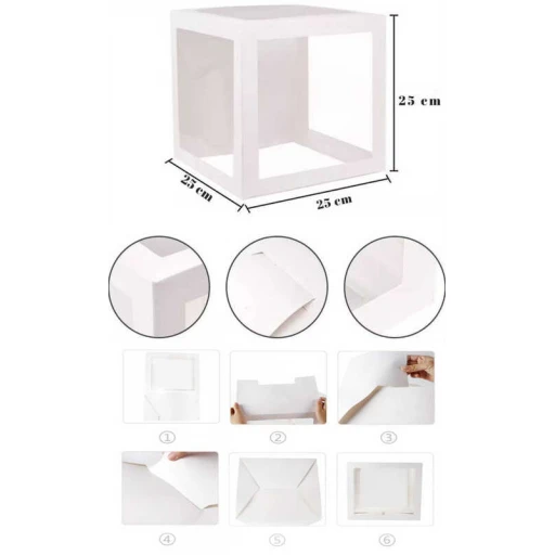 BALON KUTUSU VE YAZI SETİ PK:4 SET