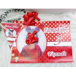 Uğur Böceki Temalı Doğum Günü Süsleri, Parti Seti, Magnet Konuşma Balonu Hdts222 1 Yaş Doğum Günü