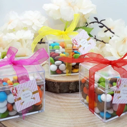 Renkli Şekerli Bonibonlu Doğum Günüm Hedlyelik