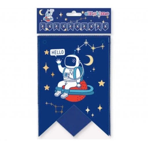 Flama Astronot Uzay Kırlangıç Bayrak