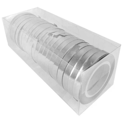 Rafya Metalize Beyaz 25 Mt 8 Mm 20'li Rulo