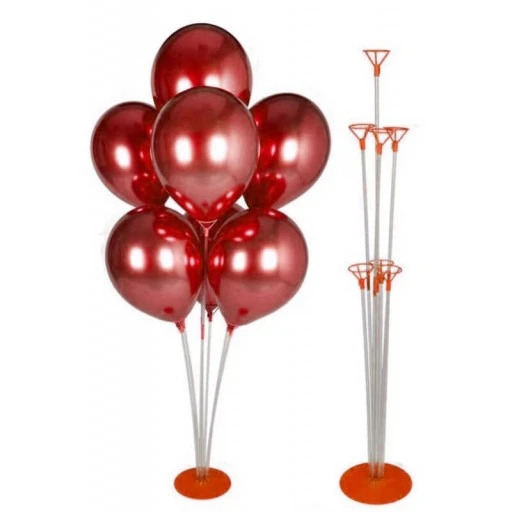 Balon Süsleme Standı 75 cm Kırmızı