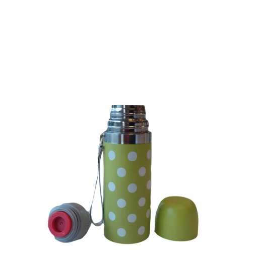 Sema Baby Puantiyeli Bebek Termosu 350 Ml - Yeşil