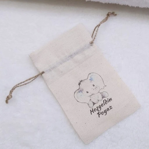 Baskılı Kese 9x13 cm Fil Desenli Erkek