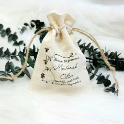 Kurban Bayramı İyi Bayramlar 9x12 cm Baskılı Lavanta Kesesi Hediyelik