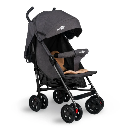 Comfymax Tam Yatar Baston Bebek Arabası – Storm Grey