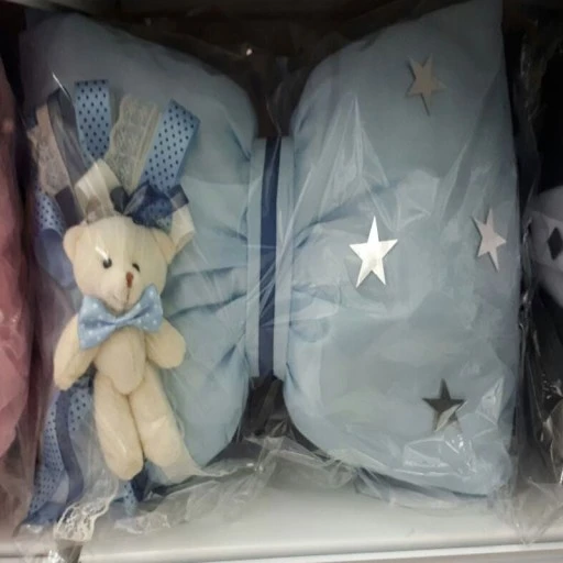 Ayıcık Fiyonk Erkek Bebek Yastığı