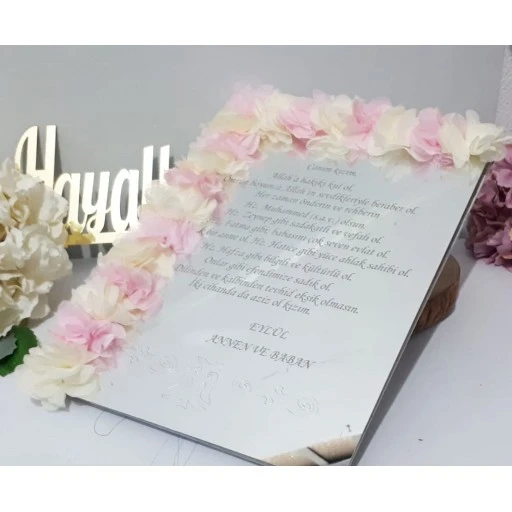 Pleksi Kaplı Anı Defteri