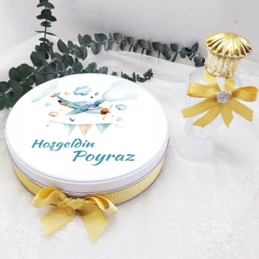 Ucak Baskılı Ekek Bebek Çikolatası