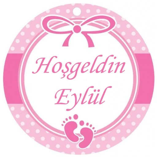 Bebek Şekeri Etiketi Altın Taçlı EB211