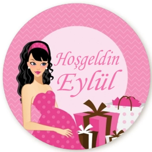 Baby Shower Etiket Sticker  EB235