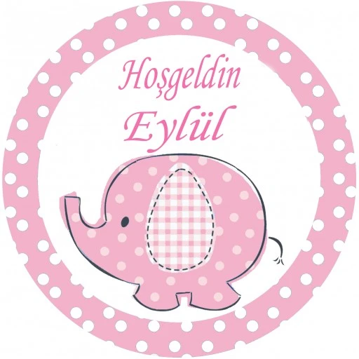 Filli Bebek Hediyelik Sticker Etiket Eb239