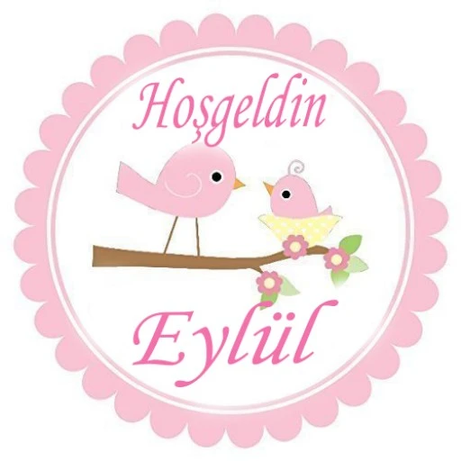 Bebek Şekeri Etiketi Altın Taçlı Eb241