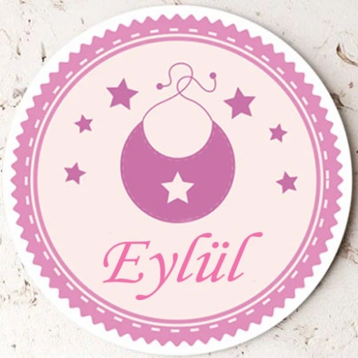 Bebek Şekeri Etiketi Altın Taçlı Eb244