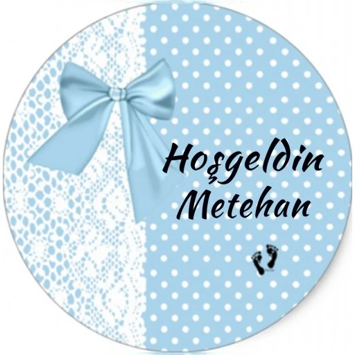 Bebek Şekeri Etiketi Puantiyeli EB166