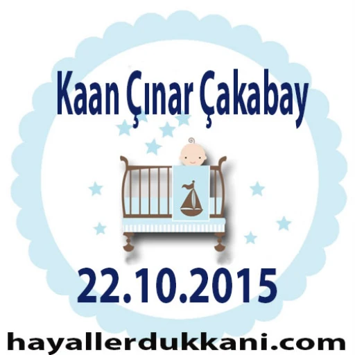 Beşikli Bebek Sticker Eb51