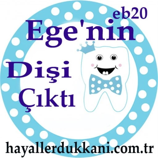 Diş Buğdayı Erkek Bebek Şekeri Etiketi Eb20