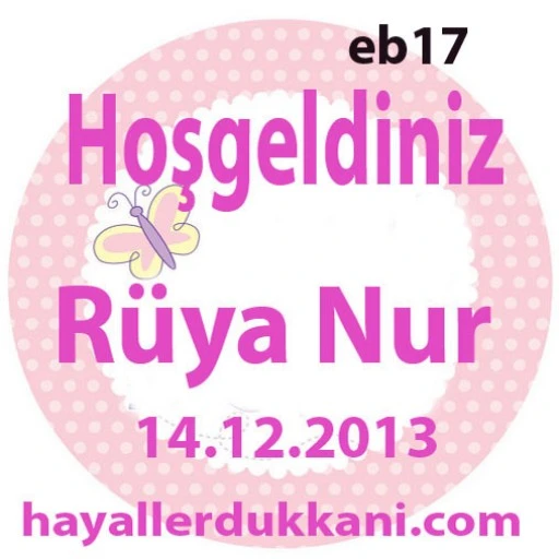 Kız Bebek Şekeri Etiketi eb17