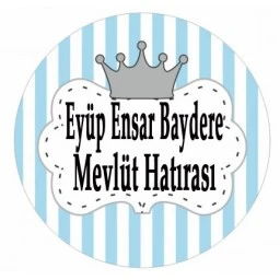 Taçlı Bebek Mevlüt  Etiketi eb37