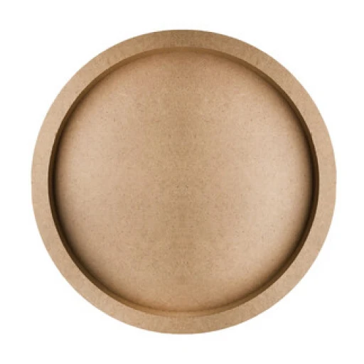 Kapı Süsü Bubble Ahşap Çember 30x30 cm