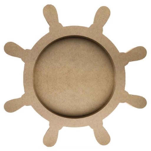 Kapı Süsü Bubble Ahşap Dümen 40x40 cm