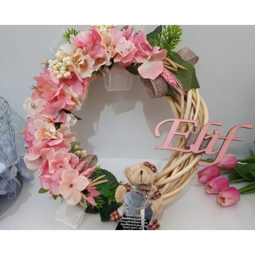 Püsküllü Çelen Bebek Kapı Süsü