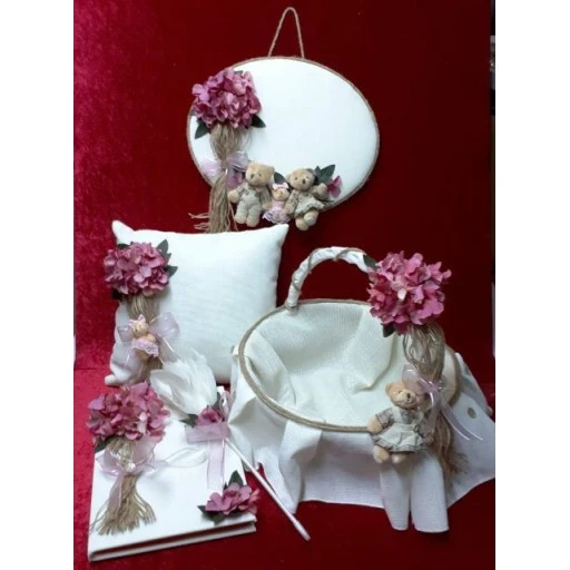 Şantuk Kumaş Aile Oda Kapı Süsü Seti 