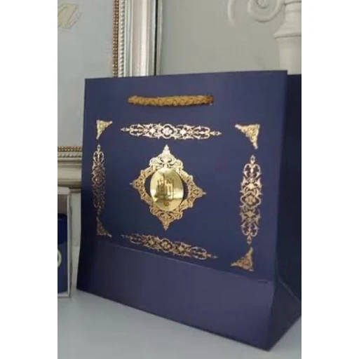 10 Adet Çanta Lacivert Pleksi İsimli