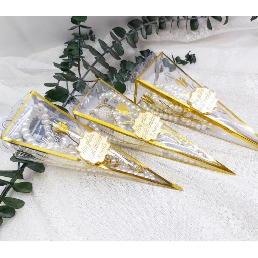 Şeffaf Külahta İncili Tespih Bebek Mevlüt Şekeri