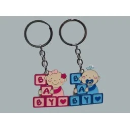 Anahtarlık Bebek Baby Yazılı Pembe Pk1