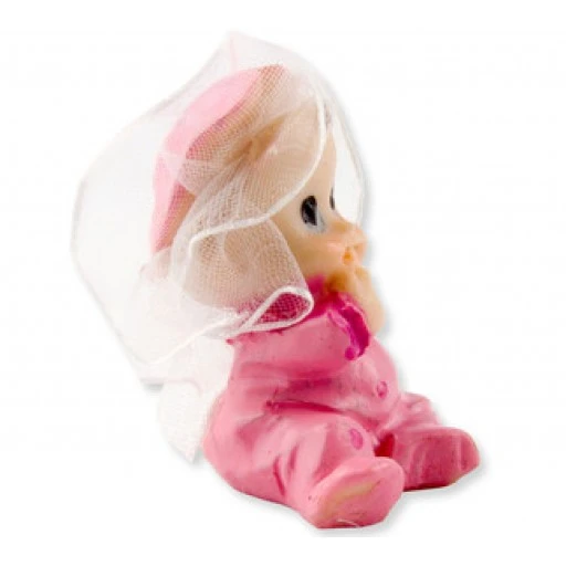 Bebek Kafası Tüllü Pembe Pk1