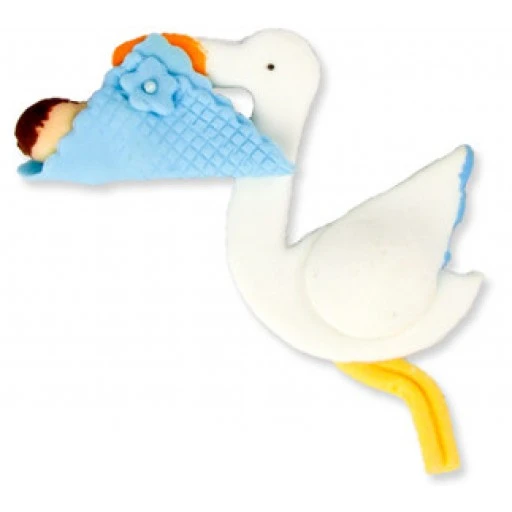 Bebek Leylekli Hamurdan Mavi Pk1