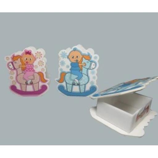 Kutu Atlı Karınca Plastik Pembe P1
