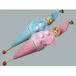 Palyaço Çubuklu Pembe P1