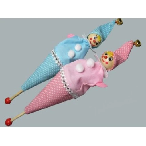 Palyaço Çubuklu Pembe P1