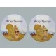 Sticker Bebek Tatilde Baby Shower Mavi Pak:50 Bebek Şekeri Malzemeleri