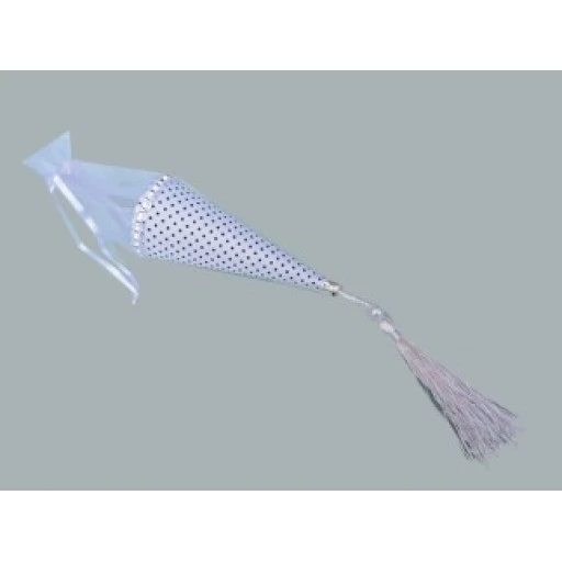 Külah Keseli Asetatlı Beyaz P1