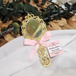 20 Adet Altın Prenses Ayna Bebek Hediyeliği