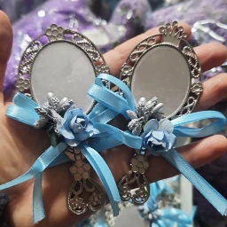 20 Adet Gümüş Ayna Erkek Bebek Hediyelik