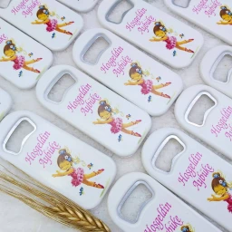 3 Boyutlu Kabartmalı Yeni Doğan Mevlid Hediyelik Aslan Konsept Bebek Açacak Magnet