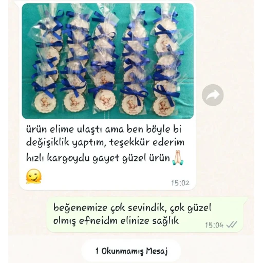 Ahşap Magnet Bebek Hediyeliği Ayıcık Baskılı