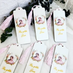 Ahşpa Kitap Ayracı Bebek Doğum Hediyesi Yeni Doğan Hediyelik