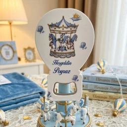 Bebek Magnet Balon Açacak Erkek Bebek Şekeri Yeni Doğan Bebek Açacak Magnet
