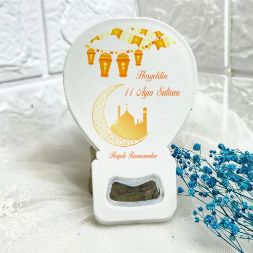 Hoşgeldin Ramazan 11 Ayın Sultanı Hediyelik Açacak Magnet