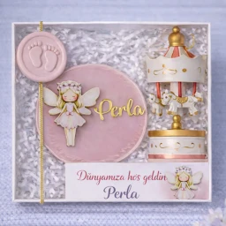 Atlıkarınca & pleksi magnet 20 adet Bebek Hediyelik Yeni Doğan Bebek Hediyelik Magnet