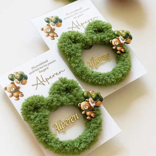 Kartlı kulaklı tüylü 20 adet Bebek Hediyelik Yeni Doğan Bebek Hediyelik Magnet